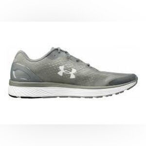 UNDER ARMOUR CHARGED BANDIT 4 RUNNING SHOE GRAY white 3020321-100 SIZE 12